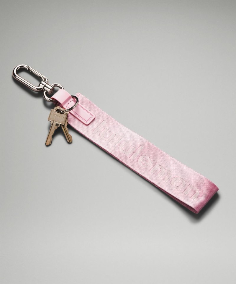 Lululemon Never Lost Keychain Pink Peony / White Opal Online Outlet Sale