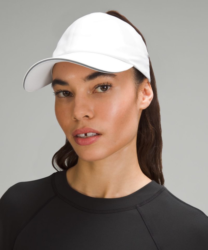 Lululemon Women's Fast and Free Ponytail Running Hat White Online Outlet Sale