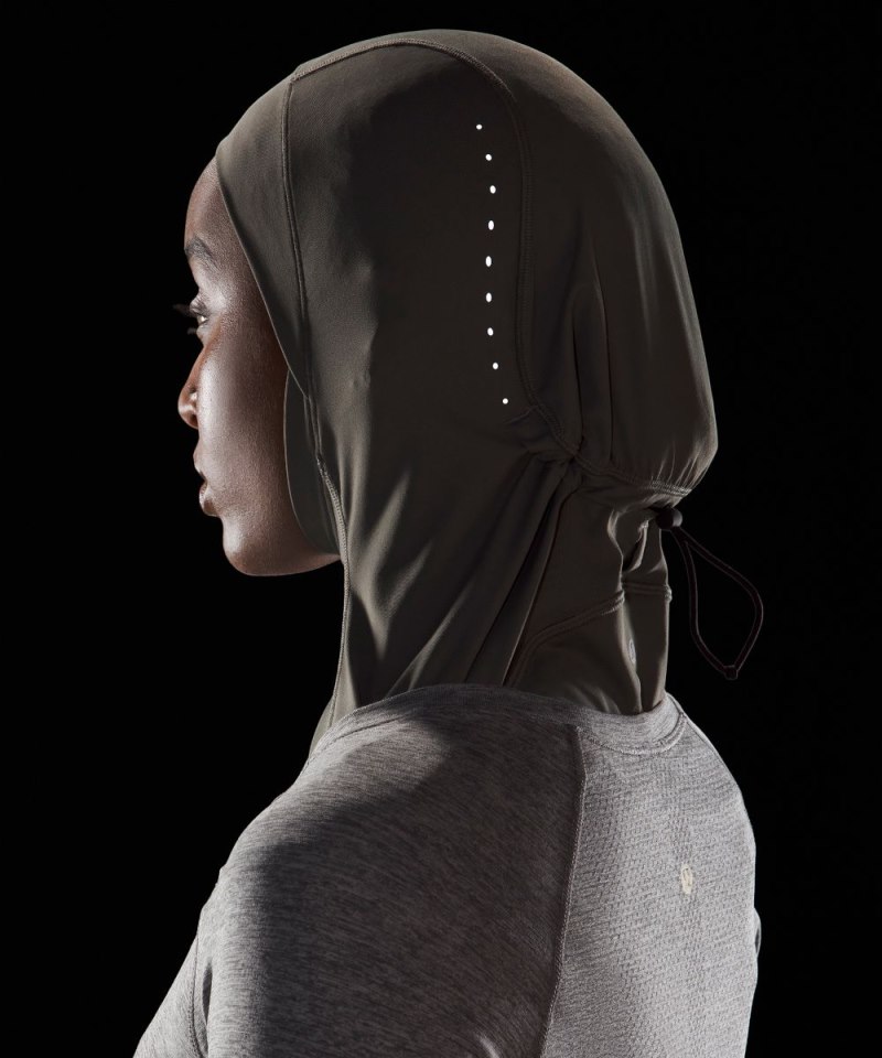 Lululemon Women's Lightweight Performance Hijab Grey Sage Online Outlet Sale