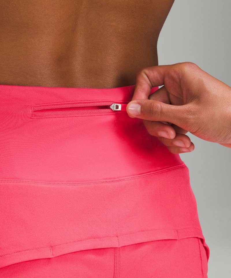 Lululemon Speed Up High-Rise Lined Short 4" Glaze Pink Online Outlet Sale