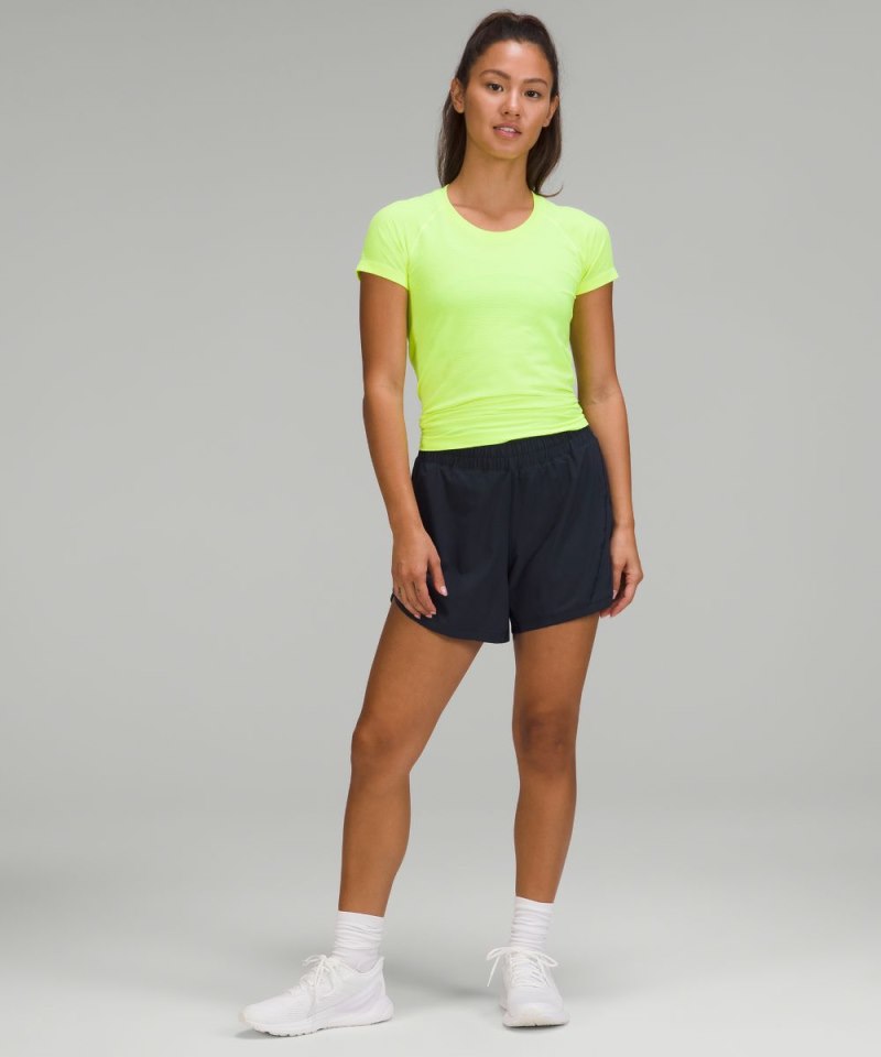 Lululemon Track That High-Rise Lined Short 5" True Navy Online Outlet Sale