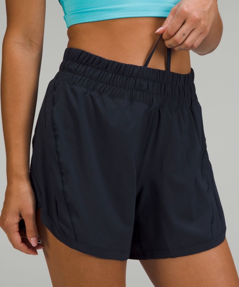 Lululemon Track That High-Rise Lined Short 5" True Navy Online Outlet Sale