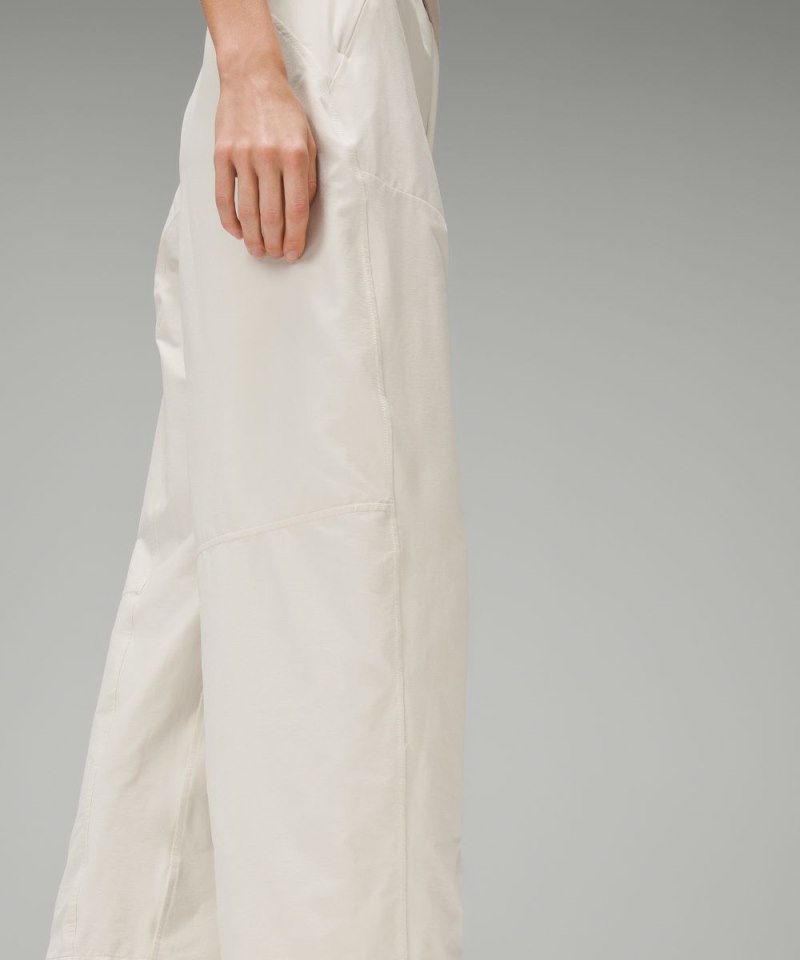 Lululemon Lightweight Mid-Rise Barrel-Leg Cropped Pant Bone Online Outlet Sale