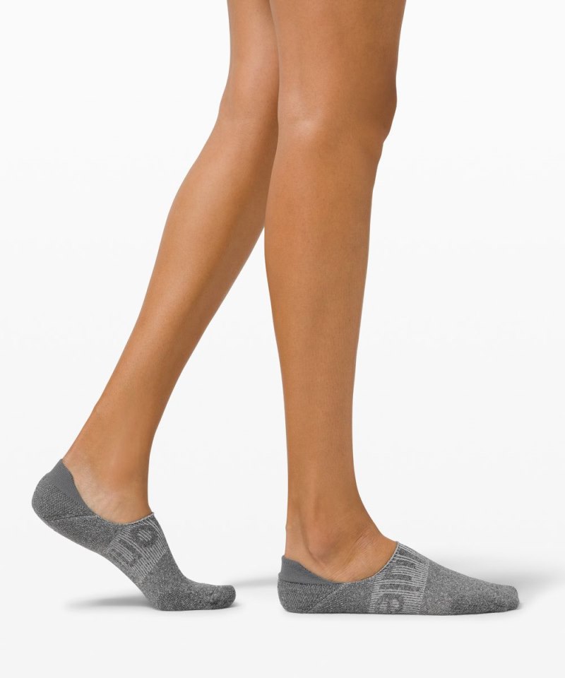 Lululemon Women's Power Stride No-Show Socks with Active Grip *3 Pack White / Heather Grey / Black Online Outlet Sale