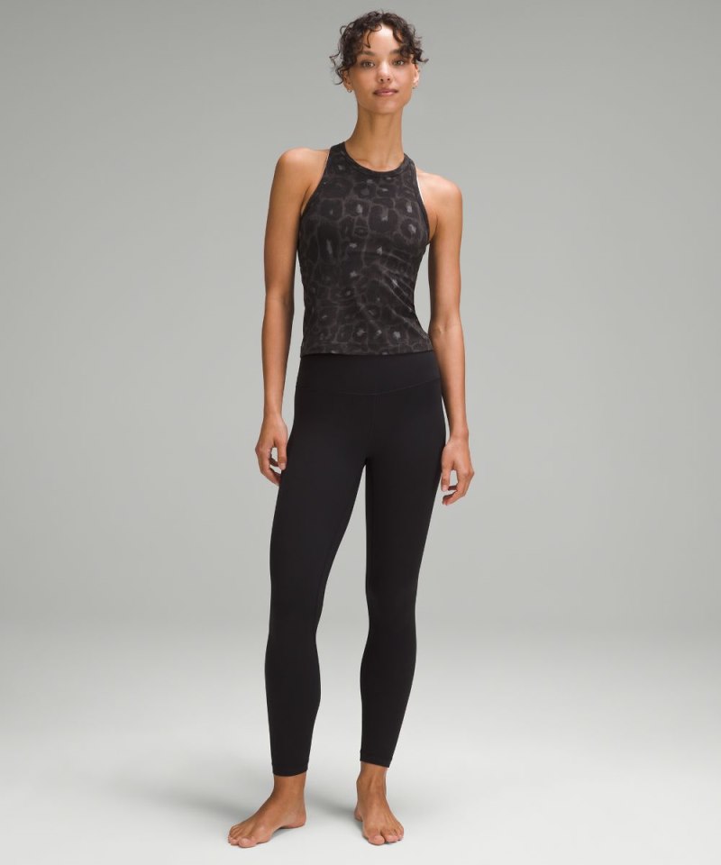 Lululemon lululemon Align™ Waist-Length Racerback Tank Top Spray Leopard Black Multi (not available) Online Outlet Sale
