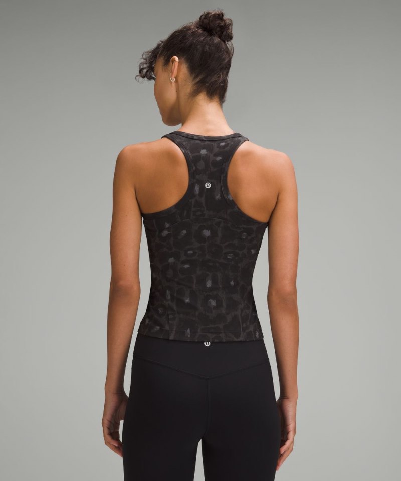 Lululemon lululemon Align™ Waist-Length Racerback Tank Top Spray Leopard Black Multi (not available) Online Outlet Sale