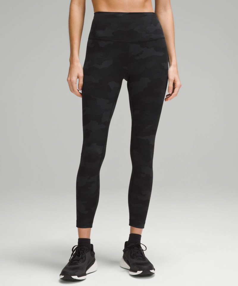 Lululemon Wunder Train High-Rise Tight 25" Heritage 365 Camo Deep Coal Multi Online Outlet Sale