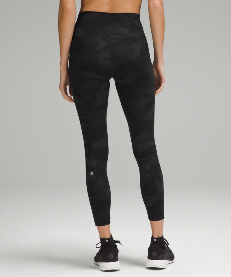 Lululemon Wunder Train High-Rise Tight 25" Heritage 365 Camo Deep Coal Multi Online Outlet Sale