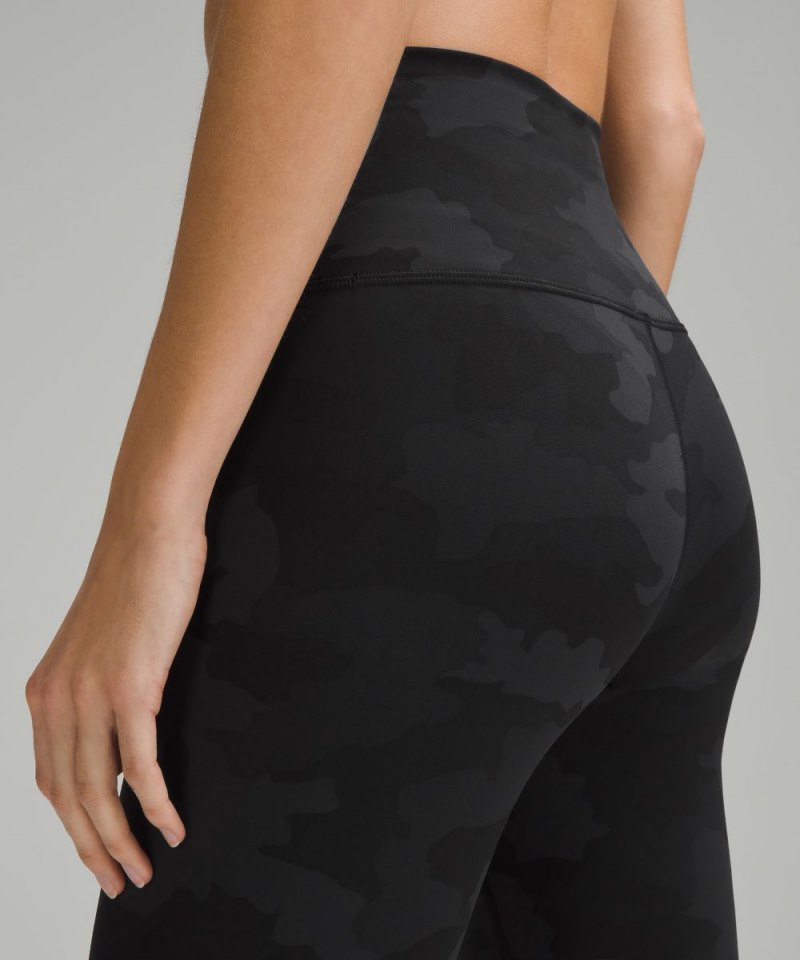 Lululemon Wunder Train High-Rise Tight 25" Heritage 365 Camo Deep Coal Multi Online Outlet Sale