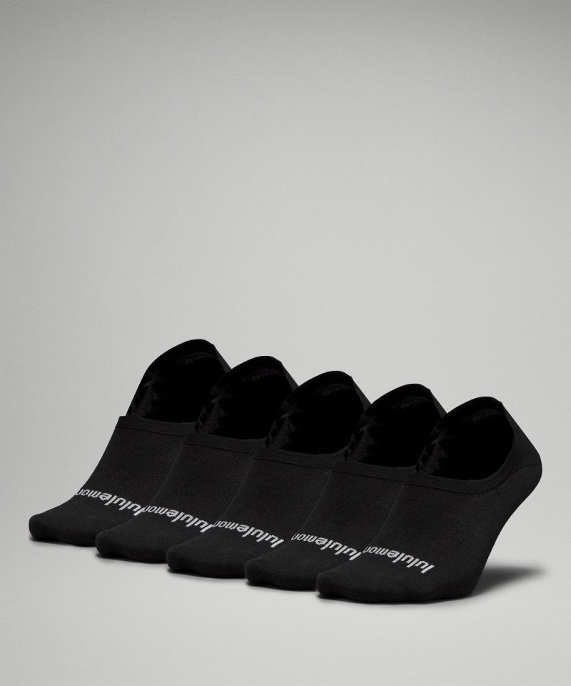 Lululemon Women's Daily Stride Comfort No-Show Socks *5 Pack Black Online Outlet Sale
