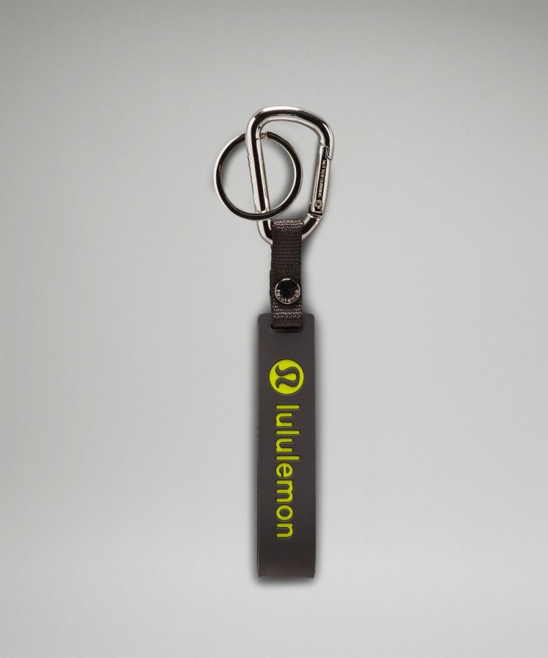 Lululemon Silicone Keychain Traverse Grey / Lichen Lime Online Outlet Sale