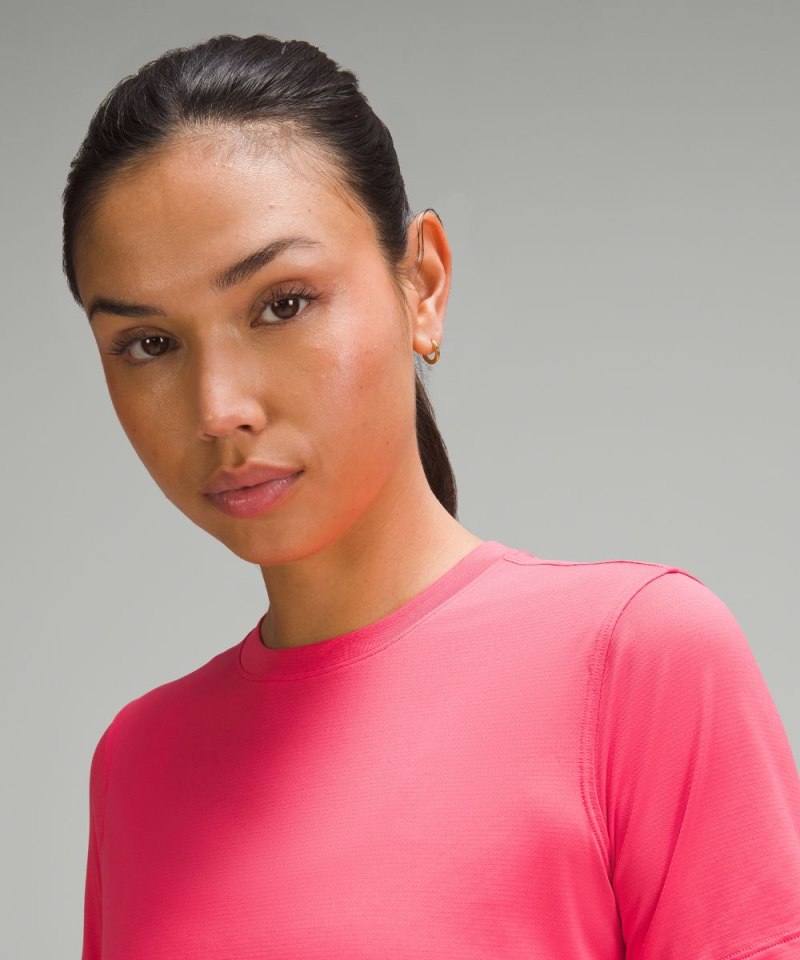 Lululemon Ultralight Hip-Length T-Shirt Glaze Pink Online Outlet Sale