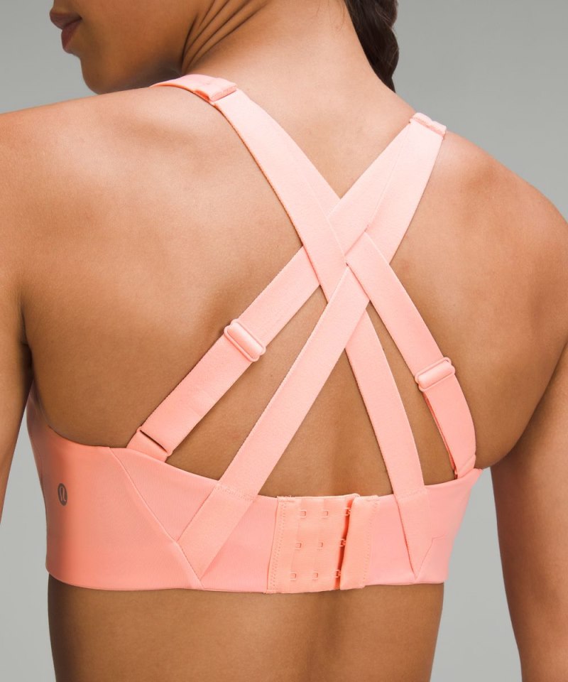 Lululemon lululemon Energy Bra *High Support, B–DDD Cups Dew Pink Online Outlet Sale