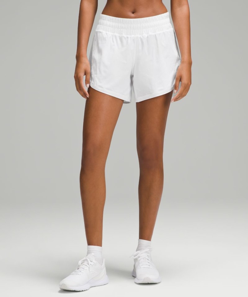 Lululemon Track That Mid-Rise Lined Short 5" White Online Outlet Sale