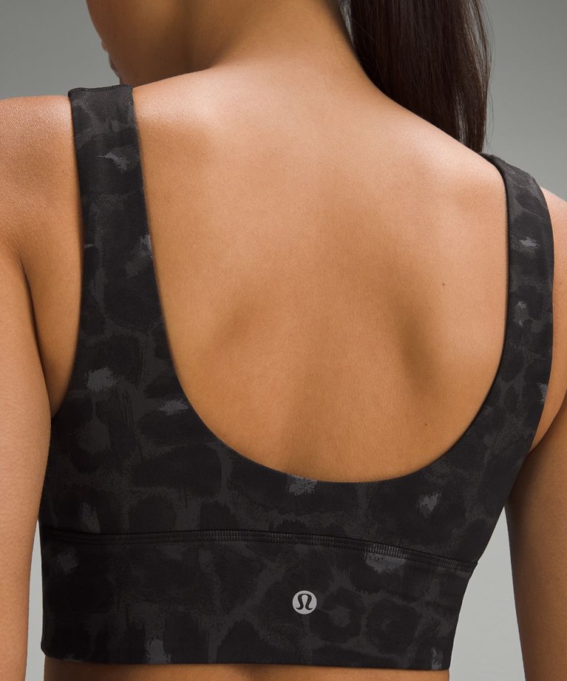 Lululemon lululemon Align™ V-Neck Bra *Light Support, C / D Cup Spray Leopard Black Multi (not available) Online Outlet Sale