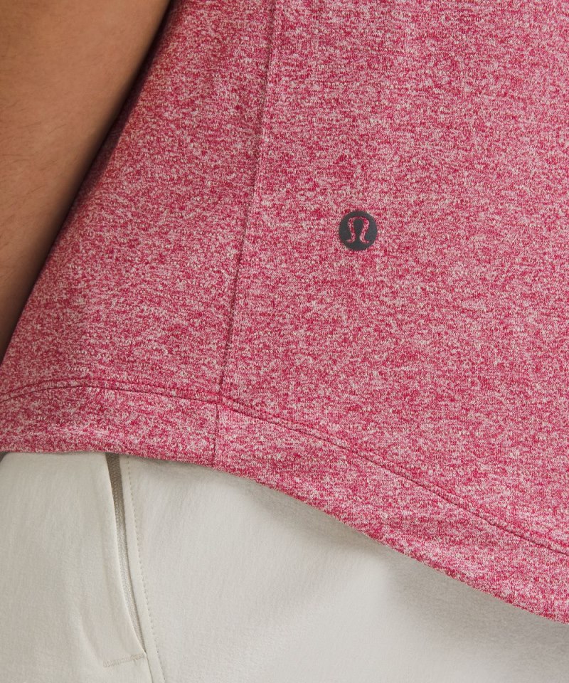 Lululemon License to Train Short-Sleeve Shirt Heathered Washed Mauve Online Outlet Sale