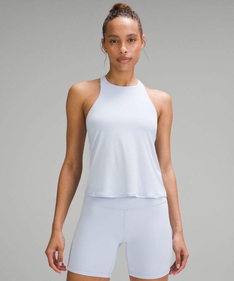 Lululemon Light SmoothCover Slim-Fit Racerback Tank Top Windmill Online Outlet Sale
