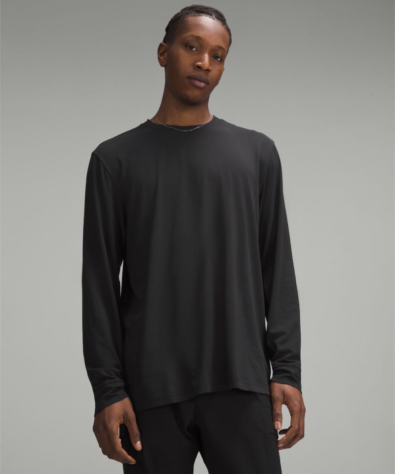 Lululemon License to Train Relaxed-Fit Long-Sleeve Shirt Black Online Outlet Sale