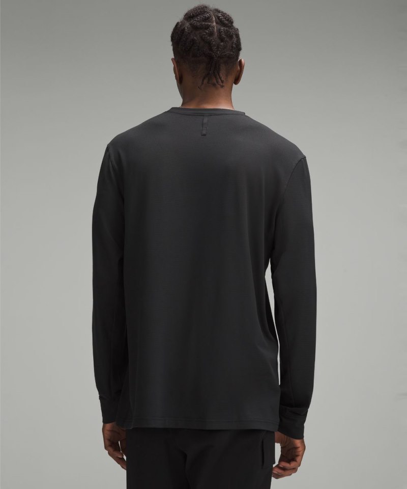 Lululemon License to Train Relaxed-Fit Long-Sleeve Shirt Black Online Outlet Sale