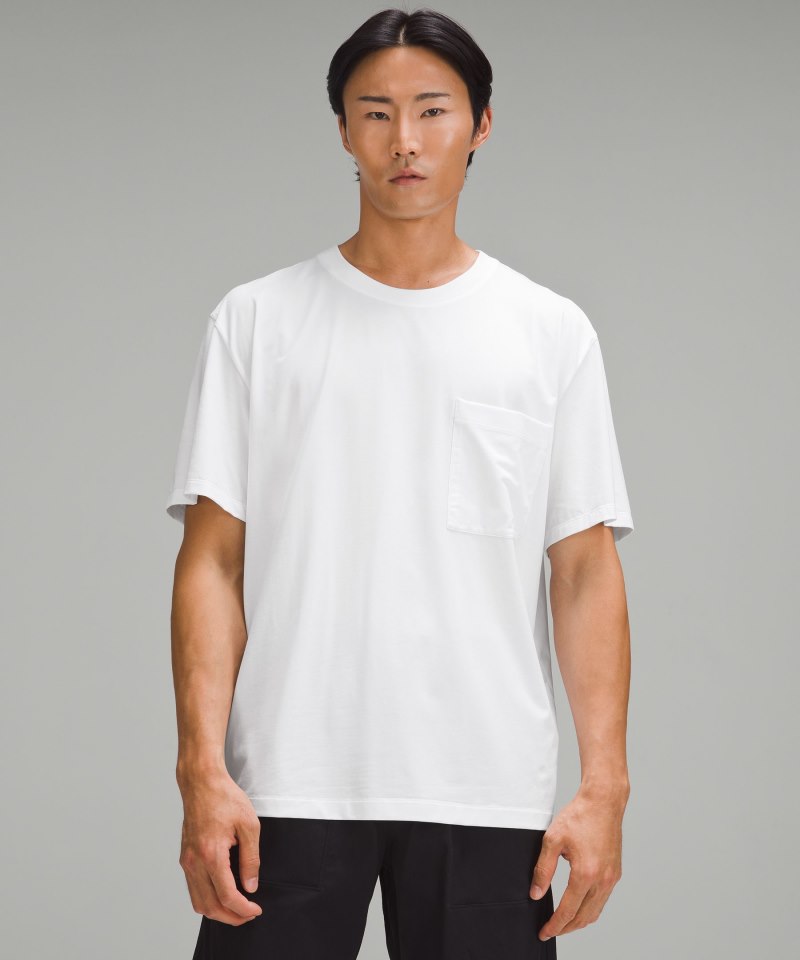 Lululemon lululemon Fundamental Oversized T-Shirt *Pocket White Online Outlet Sale