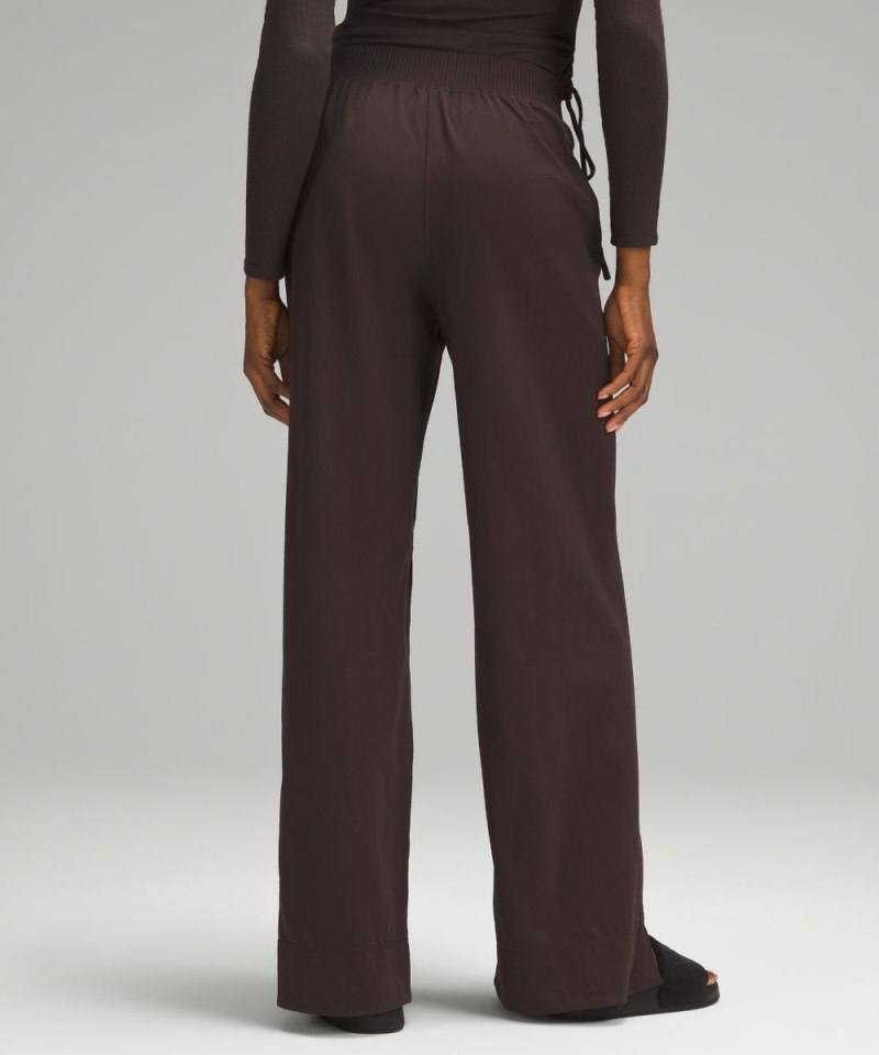 Lululemon Stretch Woven Wide-Leg High-Rise Pant Espresso (not available) Online Outlet Sale