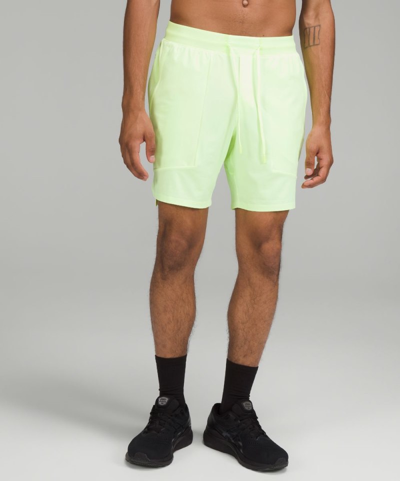 Lululemon License to Train Linerless Short 7" Faded Zap Online Outlet Sale