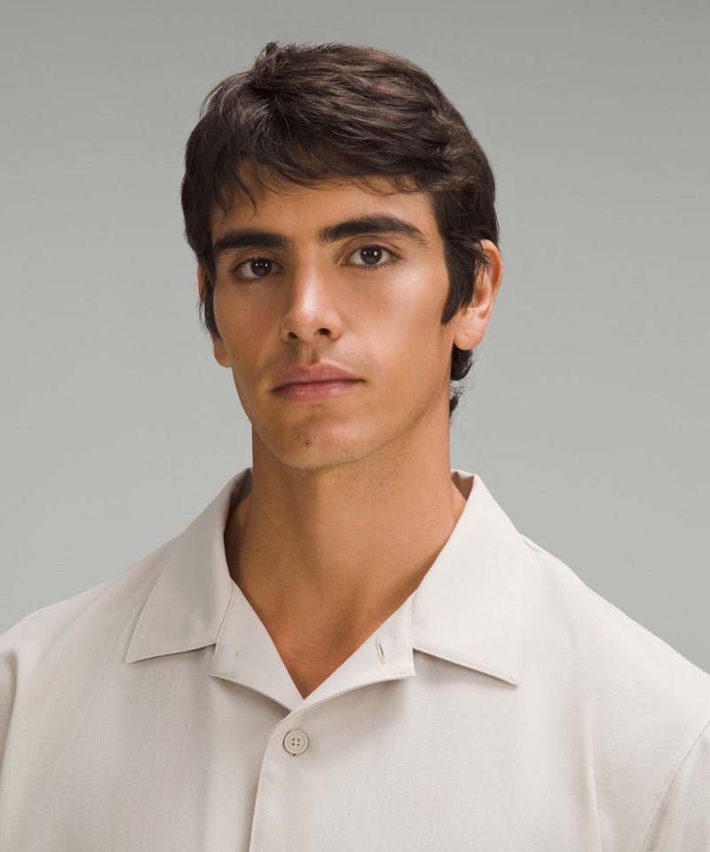 Lululemon Lightweight Camp Collar Button-Up Shirt Mojave Tan Online Outlet Sale