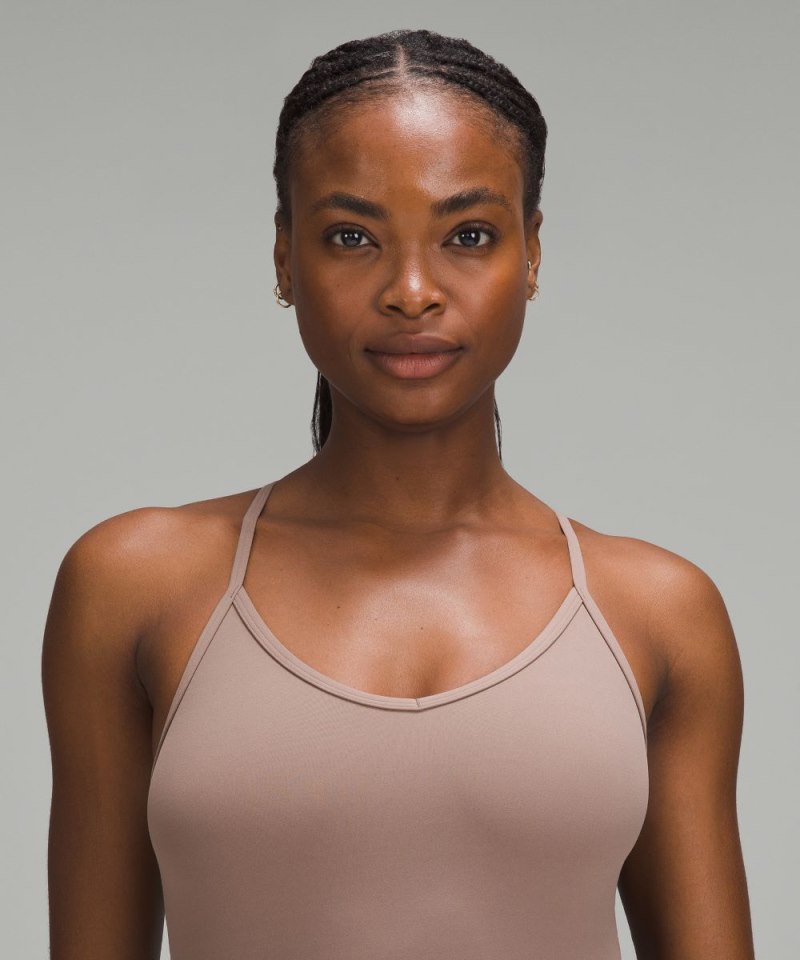 Lululemon lululemon Align™ Cross-Back Bodysuit 25" Taupetastic Online Outlet Sale