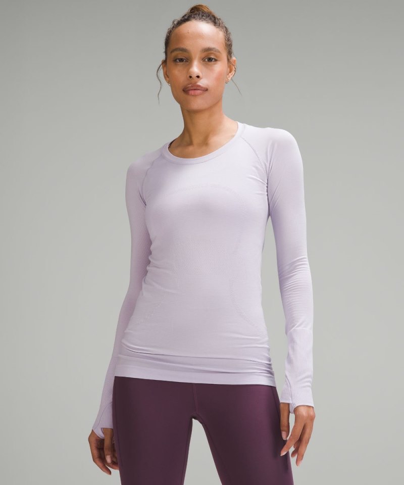 Lululemon Swiftly Tech Long-Sleeve Shirt 2.0 Lilac Ether / Lilac Ether Online Outlet Sale
