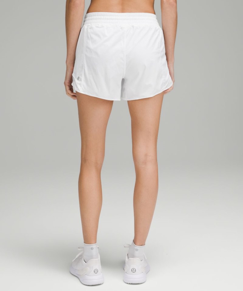 Lululemon Hotty Hot High-Rise Lined Short 4" White Online Outlet Sale
