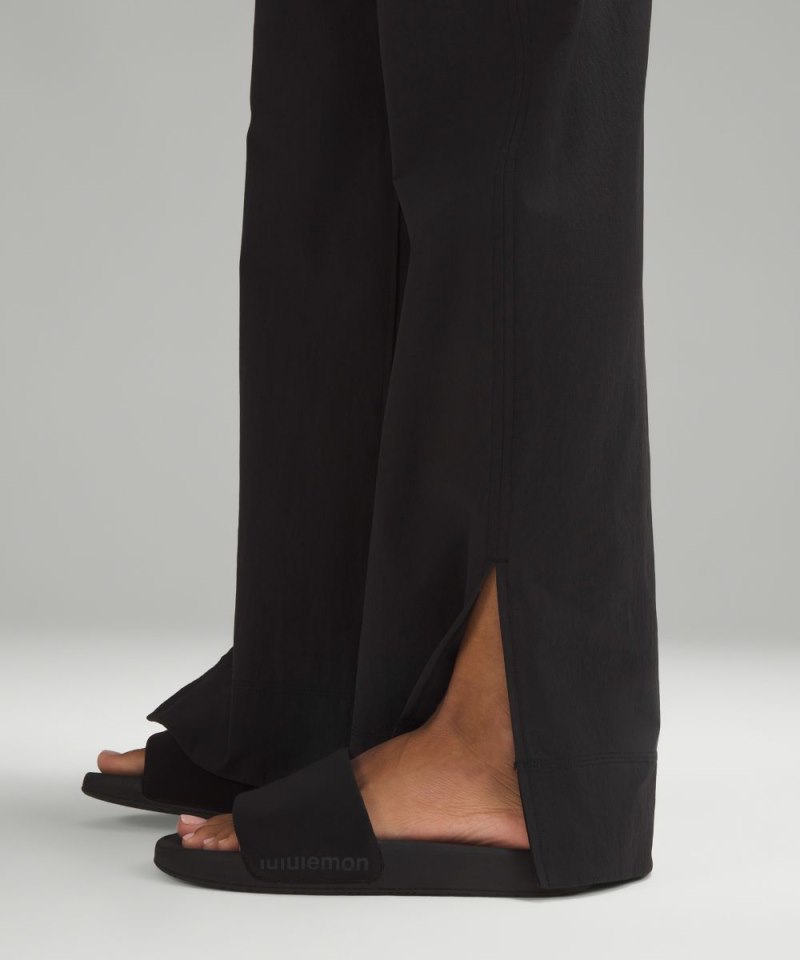Lululemon Stretch Woven Wide-Leg High-Rise Pant Black Online Outlet Sale