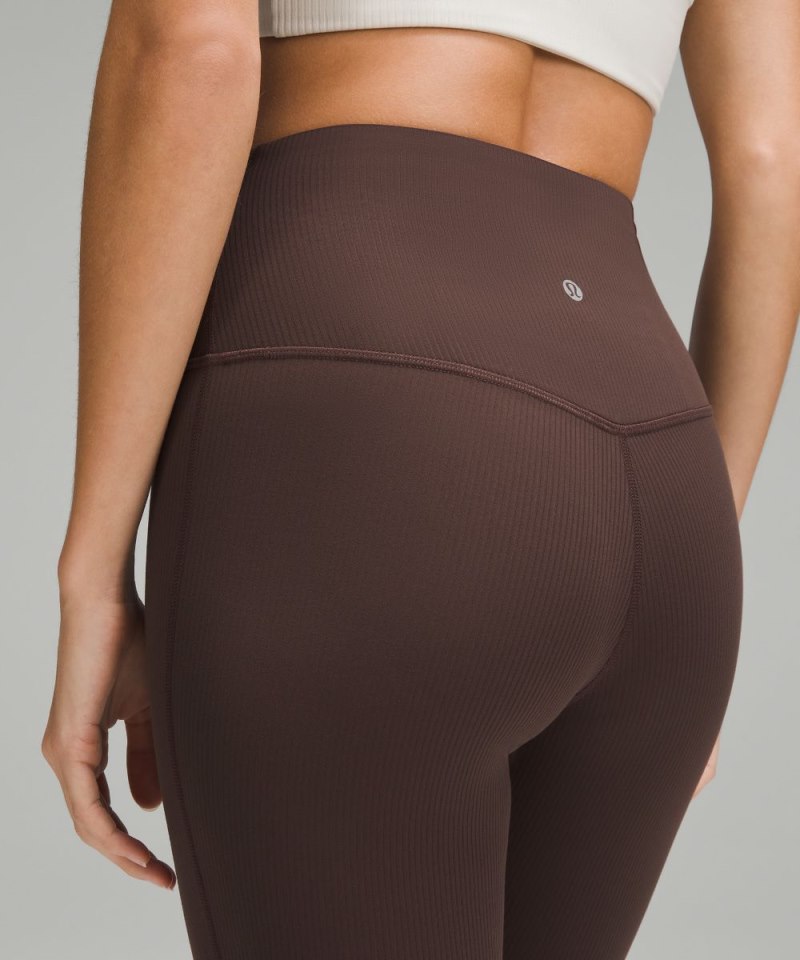 Lululemon lululemon Align™ High-Rise Ribbed Mini-Flare Pant *Regular Espresso (not available) Online Outlet Sale