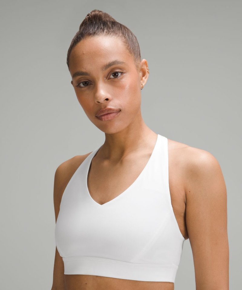 Lululemon Envital Bra *Medium Support, B / C Cup White Online Outlet Sale