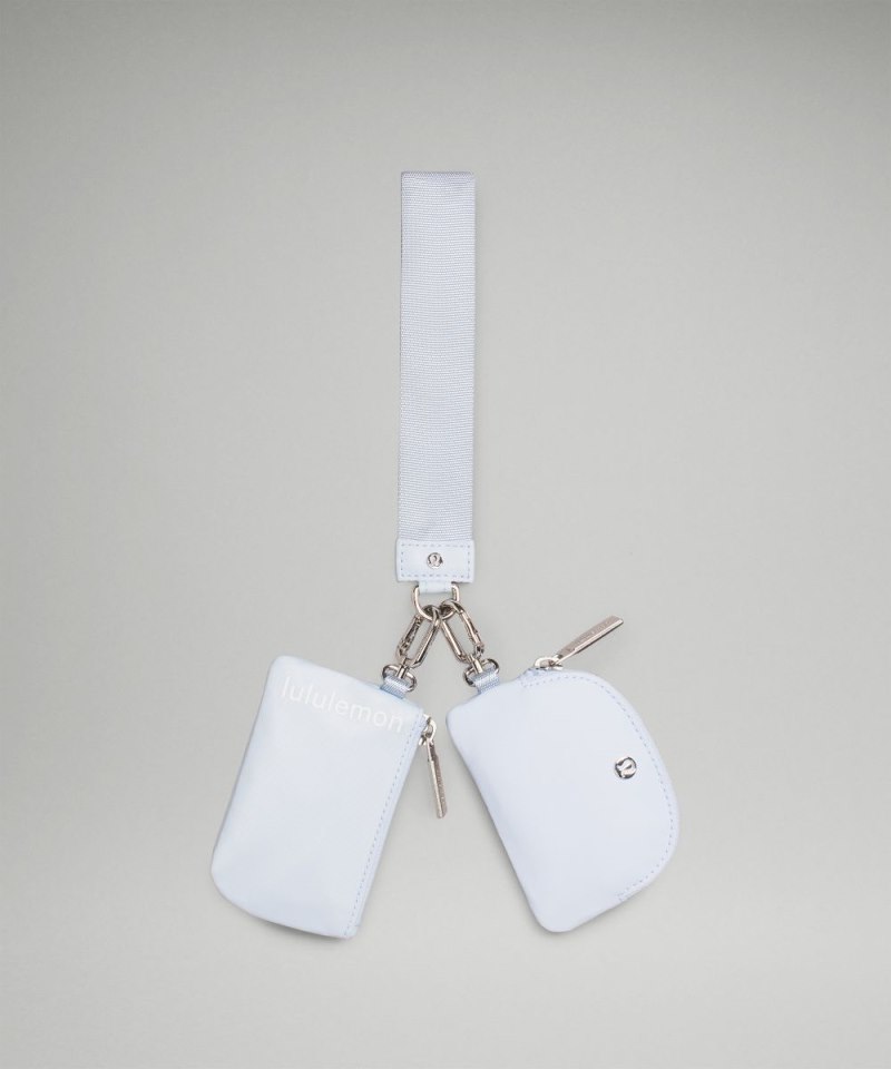 Lululemon Dual Pouch Wristlet Windmill / White Online Outlet Sale