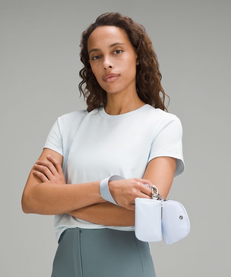 Lululemon Dual Pouch Wristlet Windmill / White Online Outlet Sale