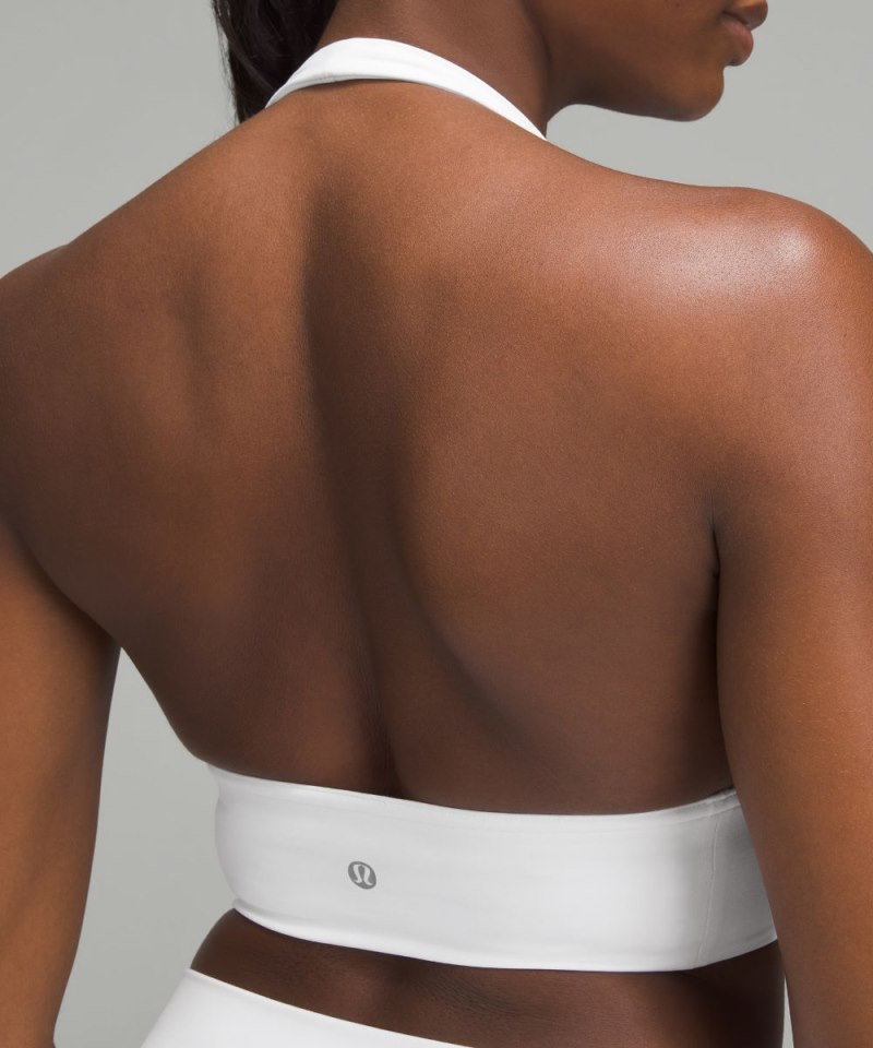 Lululemon lululemon Align™ Halter Bra *Light Support, C / D Cup White Online Outlet Sale
