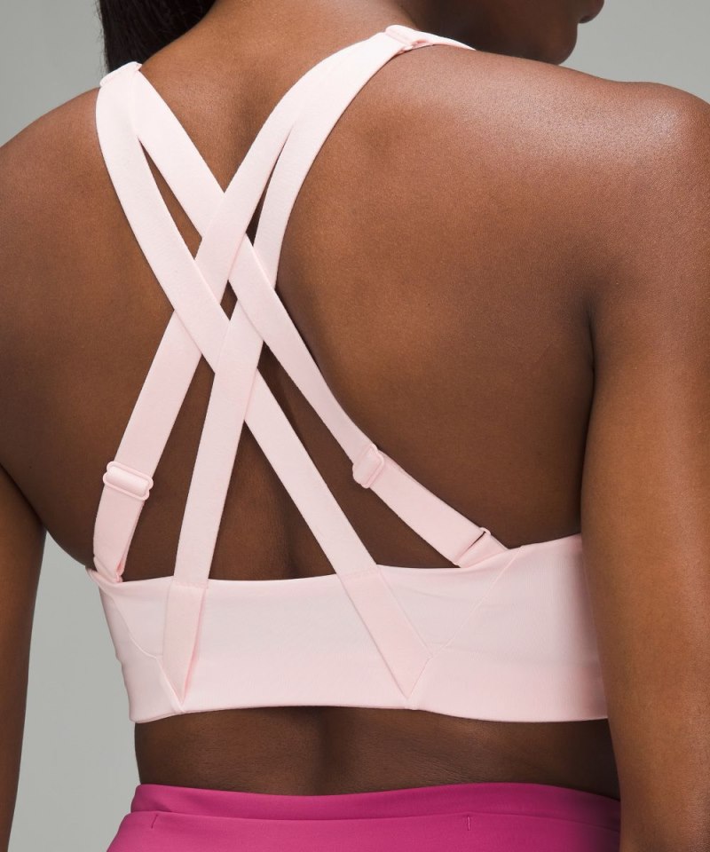 Lululemon lululemon Energy Bra High Support Zip-Front *High Support, B–G Cups Strawberry Milkshake Online Outlet Sale