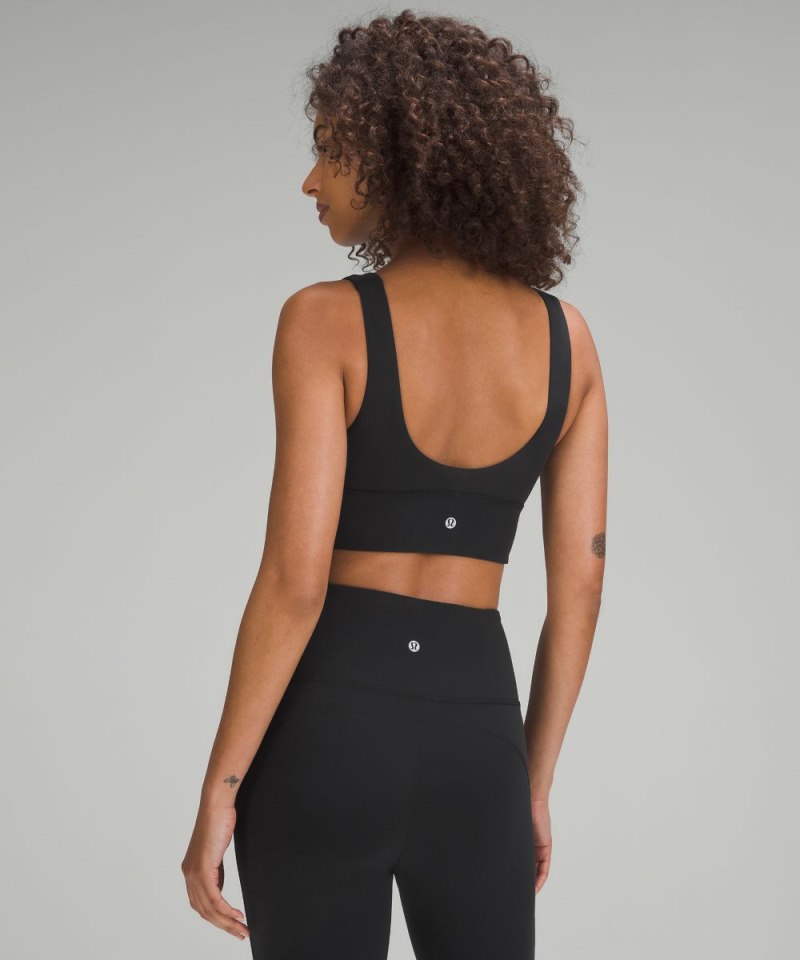 Lululemon lululemon Align™ V-Neck Bra *Light Support, C / D Cup Black Online Outlet Sale