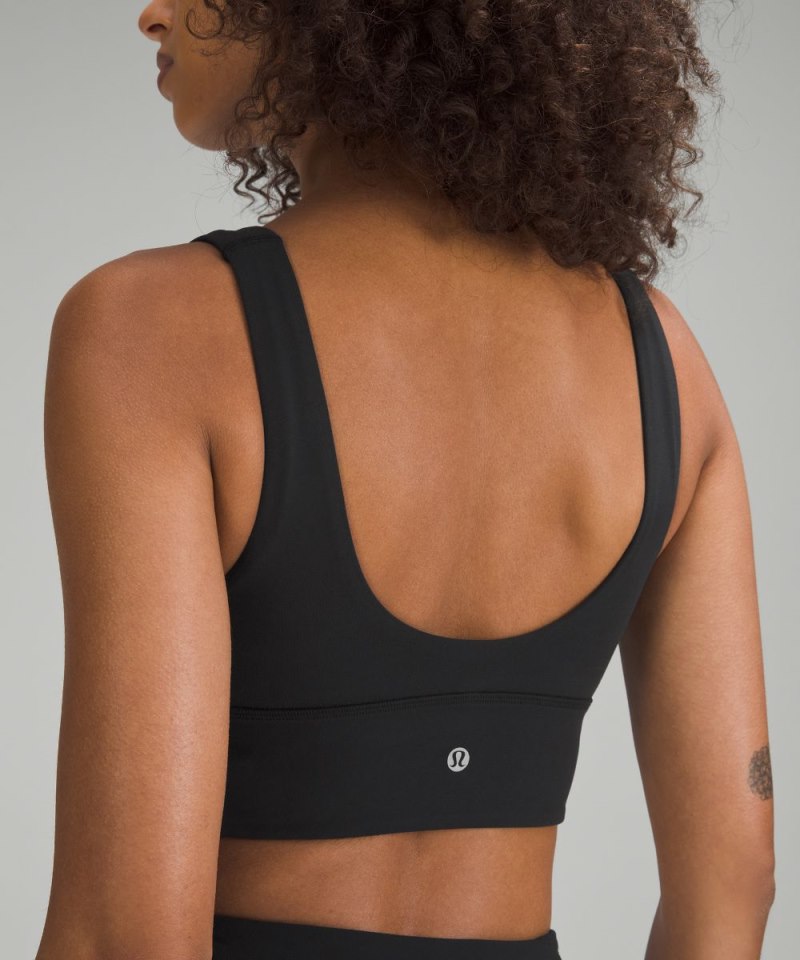Lululemon lululemon Align™ V-Neck Bra *Light Support, C / D Cup Black Online Outlet Sale