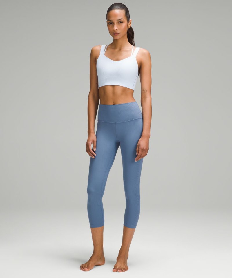 Lululemon lululemon Align™ High-Rise Ribbed Crop 23" Oasis Blue Online Outlet Sale