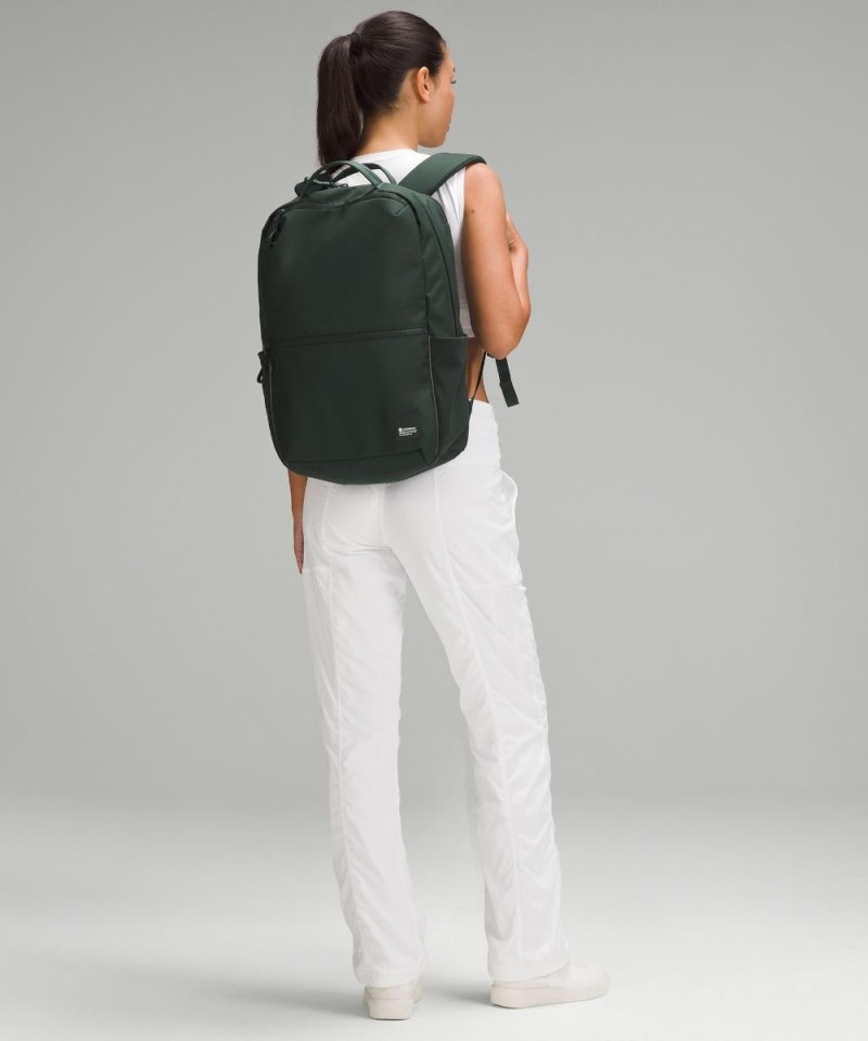 Lululemon Double-Zip Backpack 22L Legacy Green / Grey Eucalyptus Online Outlet Sale