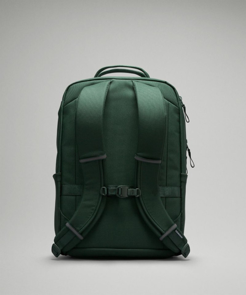 Lululemon Double-Zip Backpack 22L Legacy Green / Grey Eucalyptus Online Outlet Sale