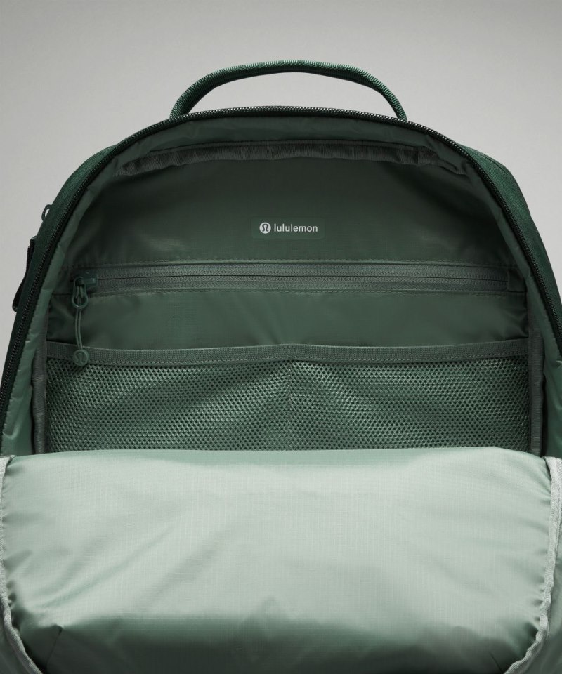 Lululemon Double-Zip Backpack 22L Legacy Green / Grey Eucalyptus Online Outlet Sale