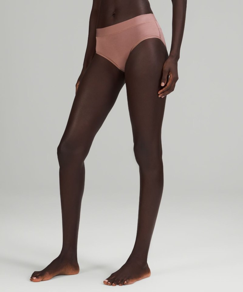 Lululemon UnderEase High-Rise Bikini Underwear Twilight Rose Online Outlet Sale
