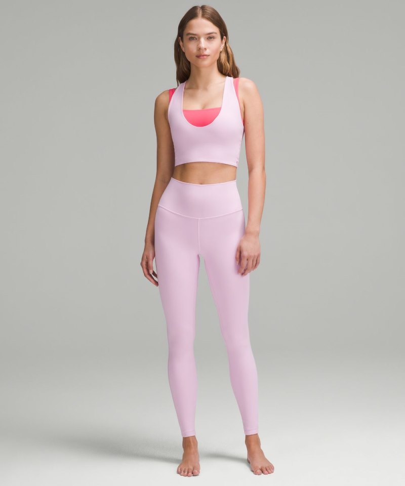 Lululemon Bend This Scoop and Cross Bra *Light Support, A-C Cups Vitapink Online Outlet Sale
