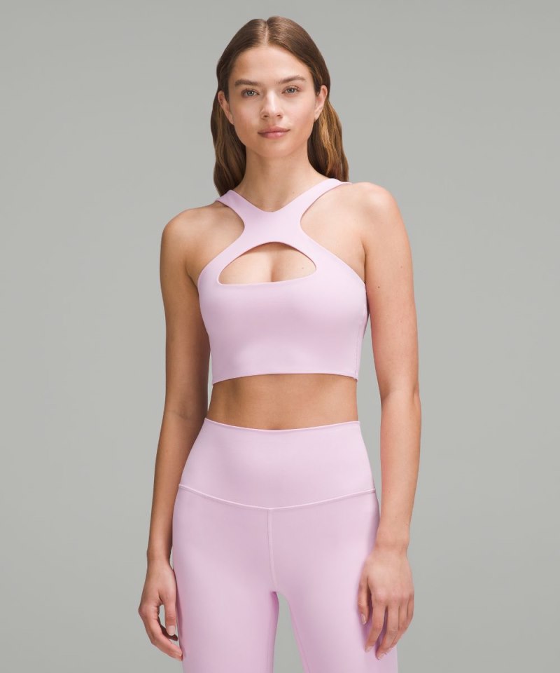 Lululemon Bend This Scoop and Cross Bra *Light Support, A-C Cups Vitapink Online Outlet Sale