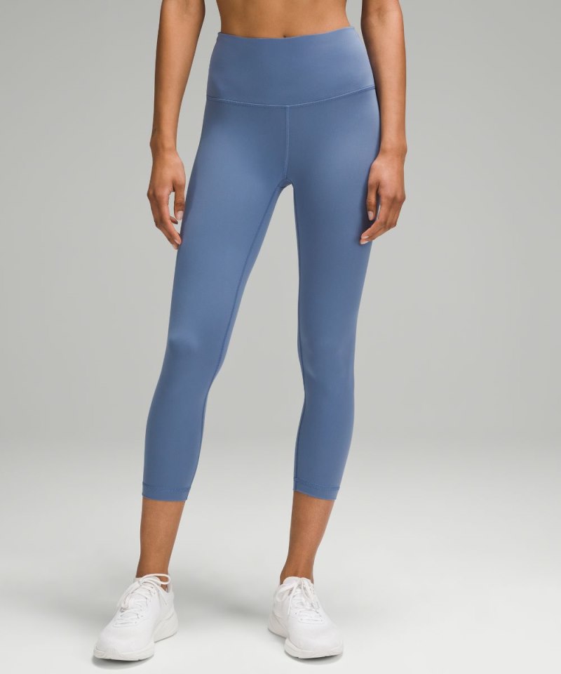 Lululemon Wunder Train High-Rise Crop 23" Oasis Blue Online Outlet Sale