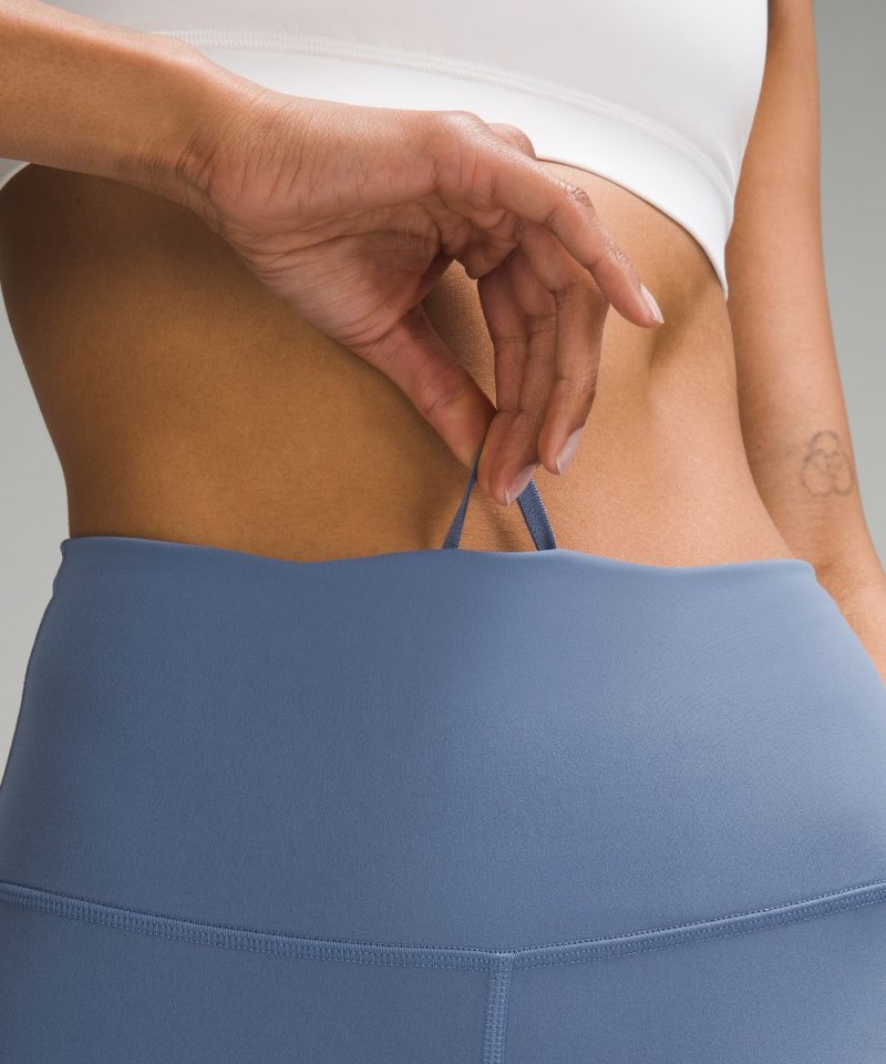 Lululemon Wunder Train High-Rise Crop 23" Oasis Blue Online Outlet Sale