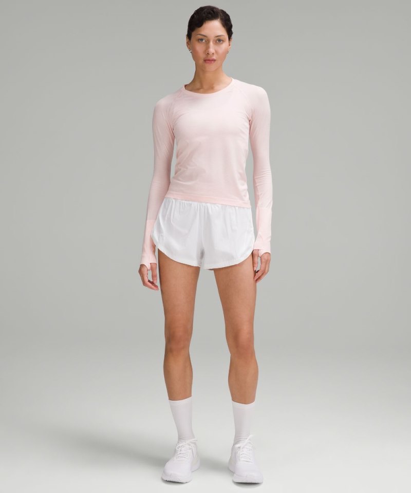 Lululemon Swiftly Tech Long-Sleeve Shirt 2.0 *Race Length Strawberry Milkshake / Strawberry Milkshake (not available) Online Outlet Sale