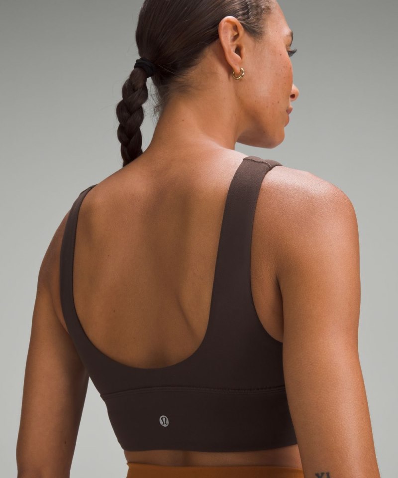 Lululemon lululemon Align™ V-Neck Bra *Light Support, A / B Cup Espresso (not available) Online Outlet Sale